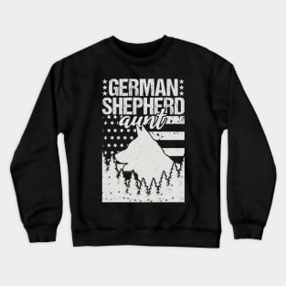 German Shepherd Aunt Birthday Gift Crewneck Sweatshirt